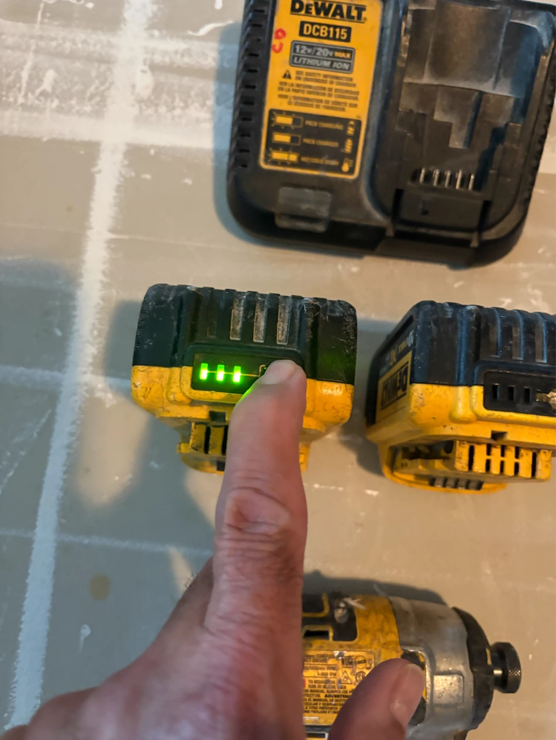 DeWalt Impact Driver Kit with 2 Batteries and Charger - photo 4
