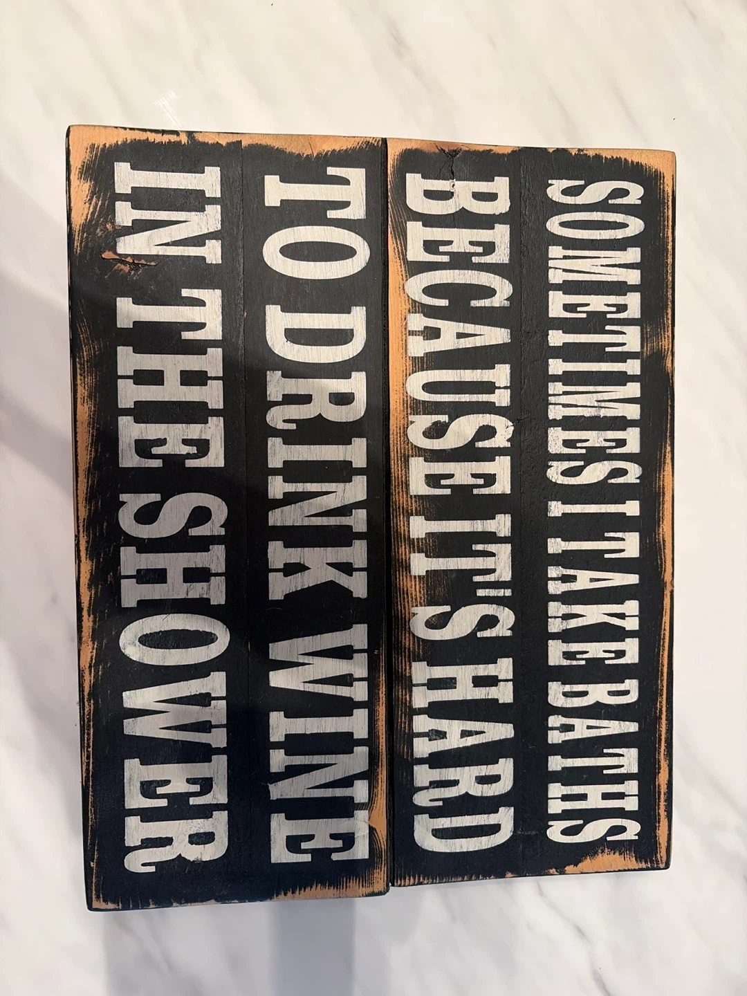 Hand painted/stenciled sign
