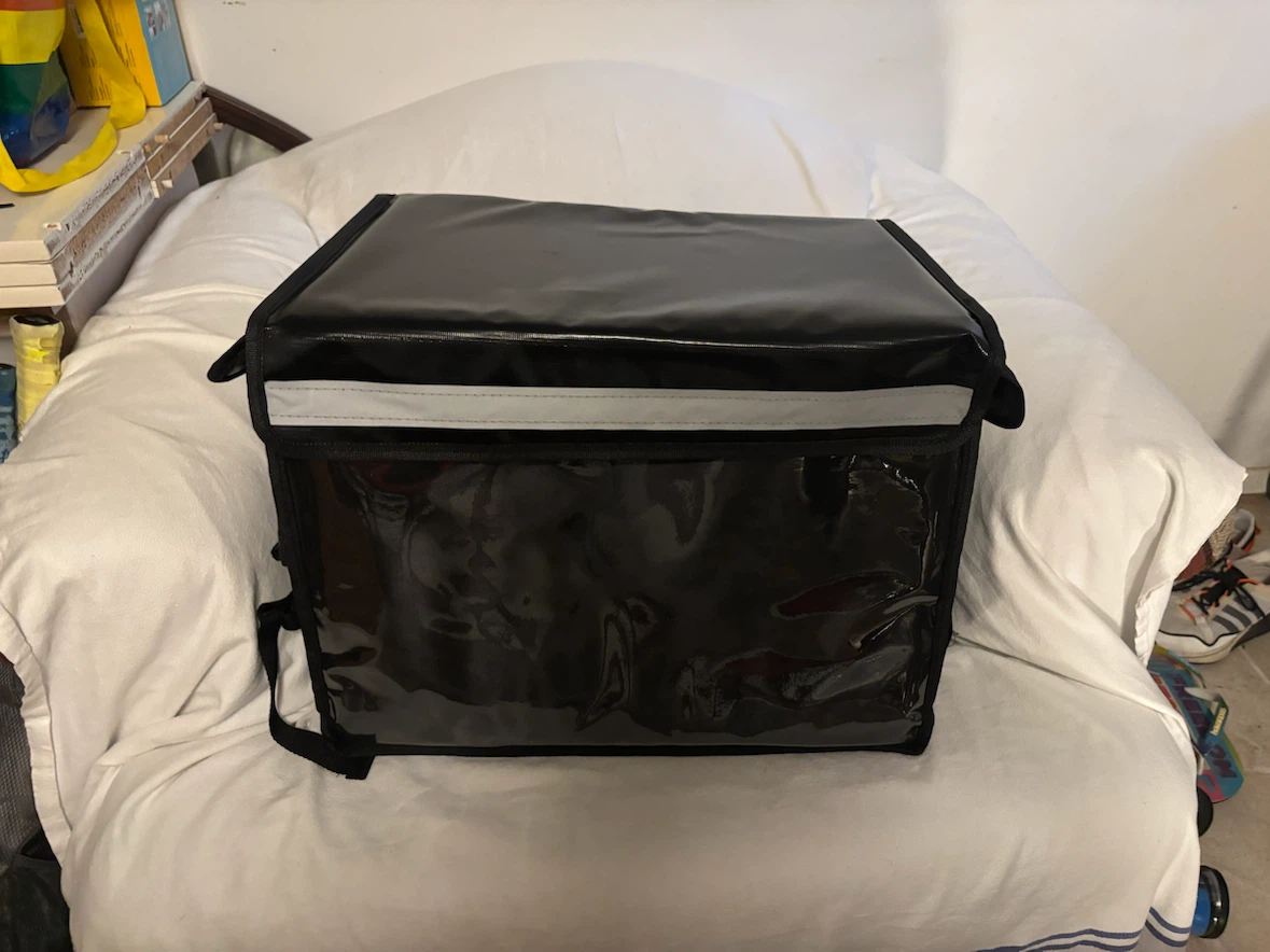 Black Insulated Delivery Bag - 60L
