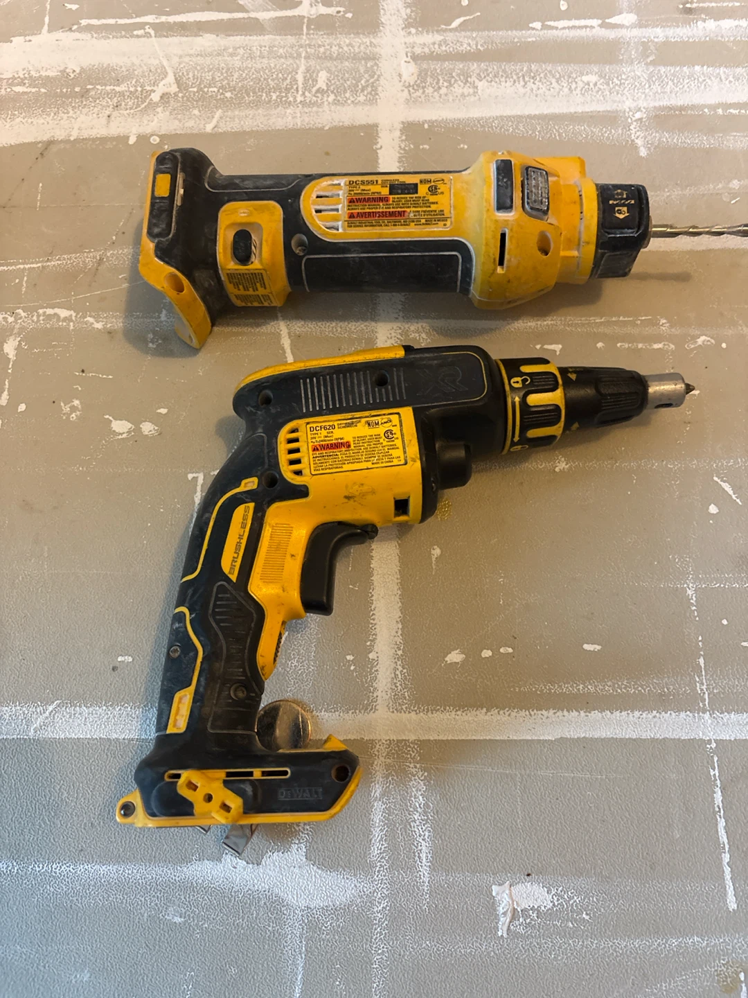 DeWalt DCF620 and DCS551 Tools