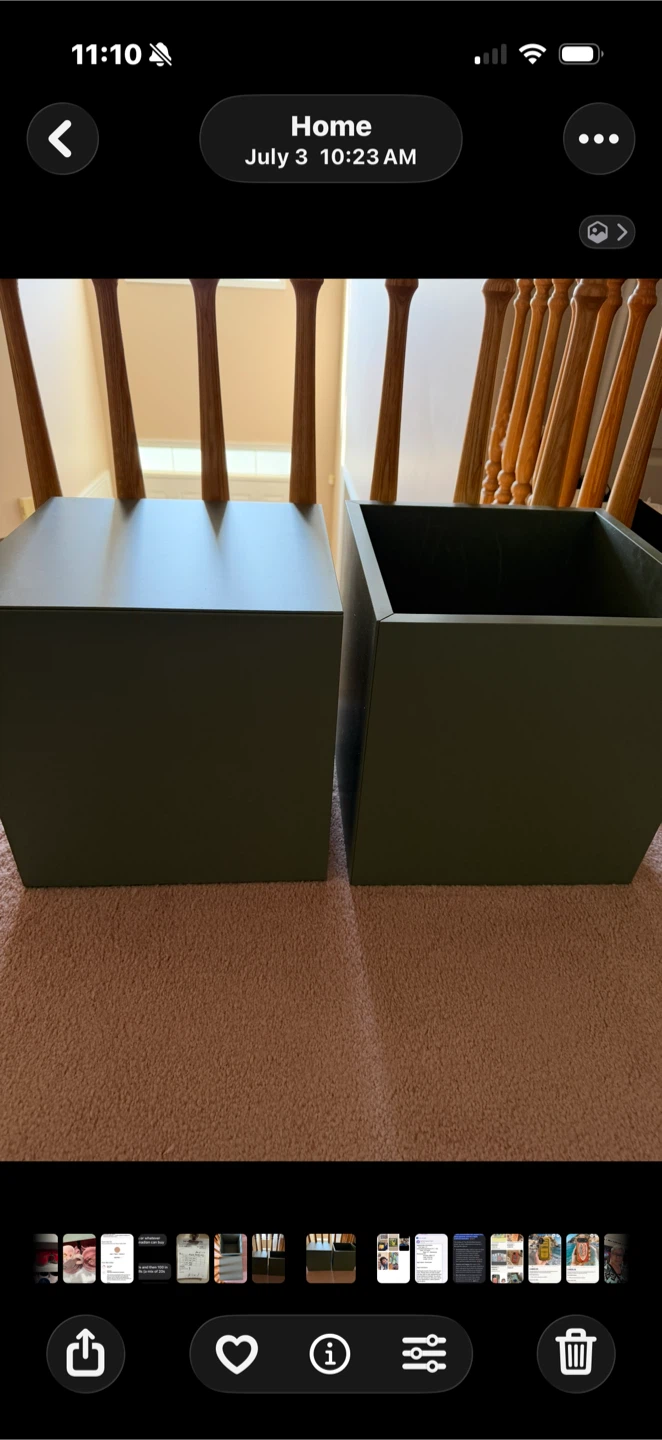 Ikea cubes EKET