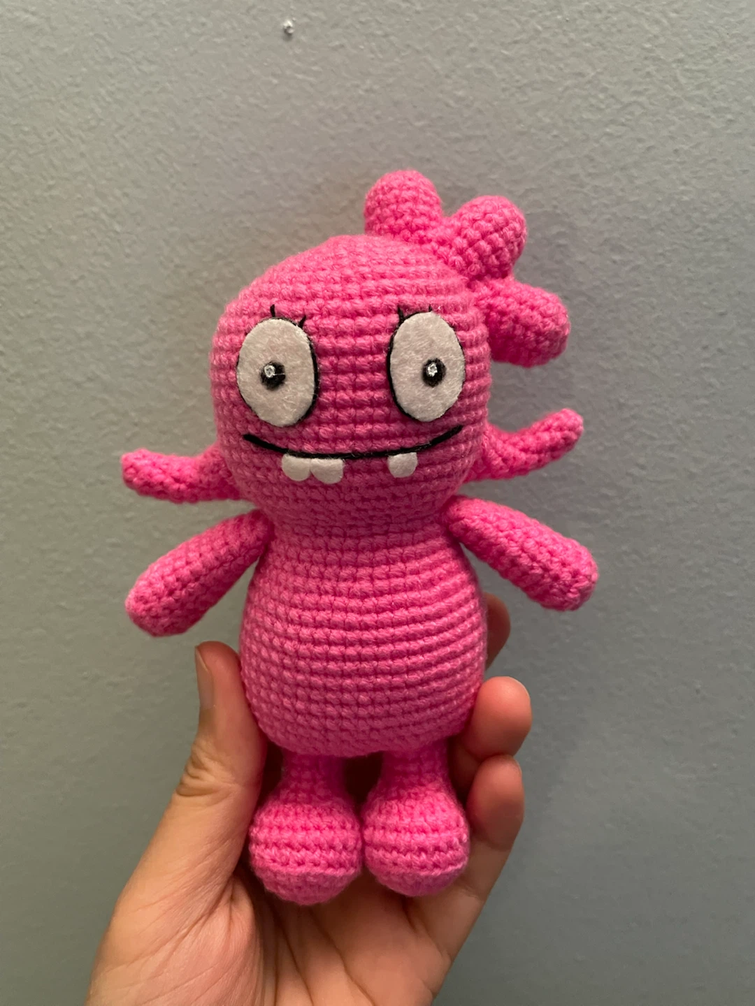Crocheted Moxy doll