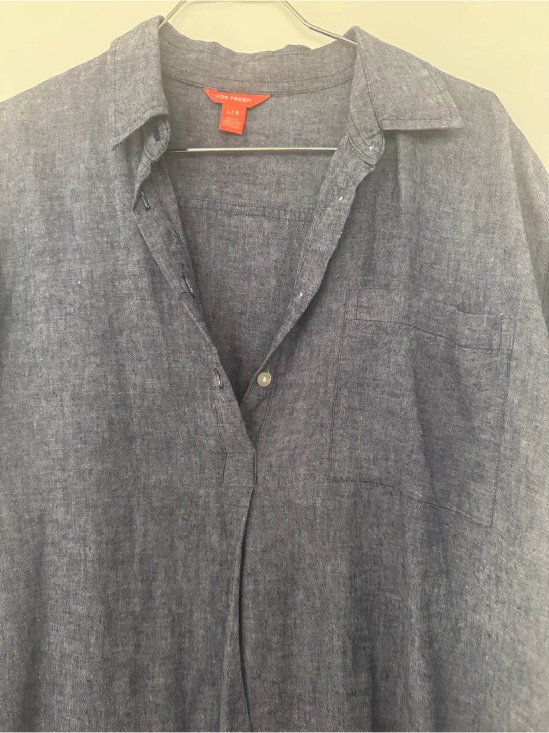 Joe Fresh Blue Linen Blend Tunic Dress - photo 2
