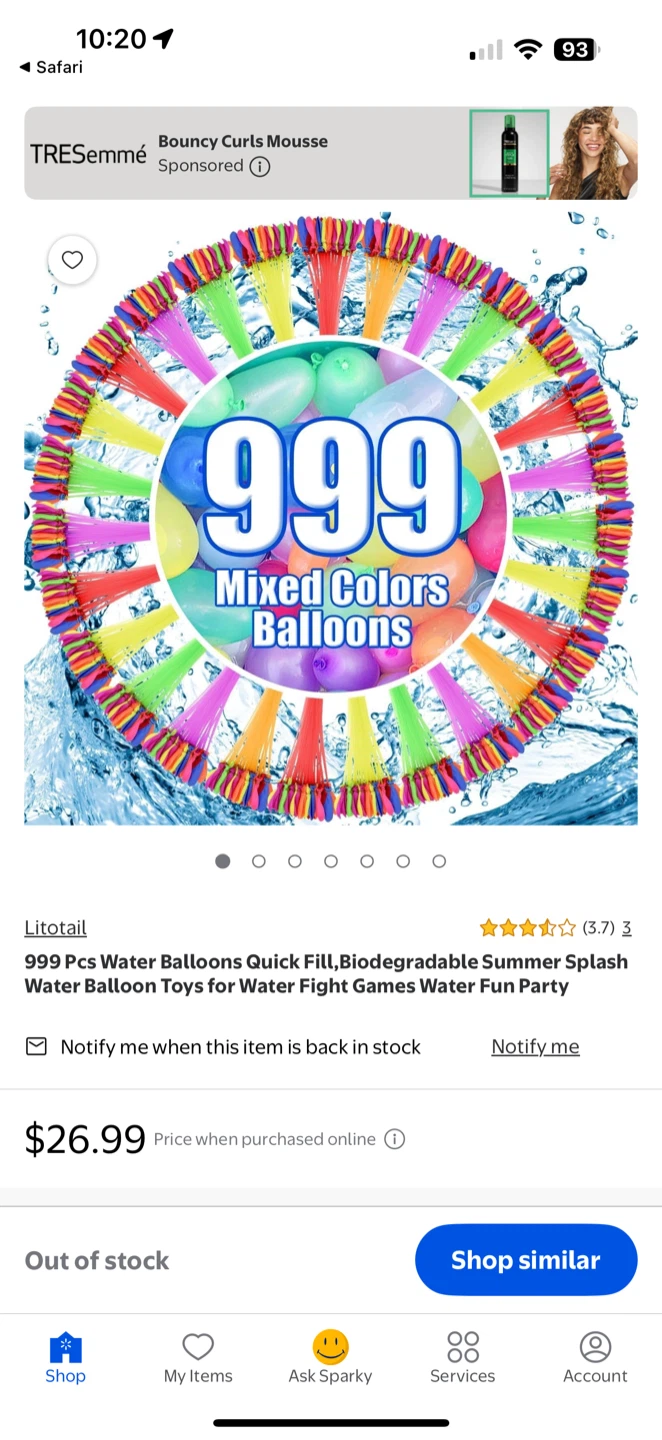 999 PCS Summer Fun Water Balloons