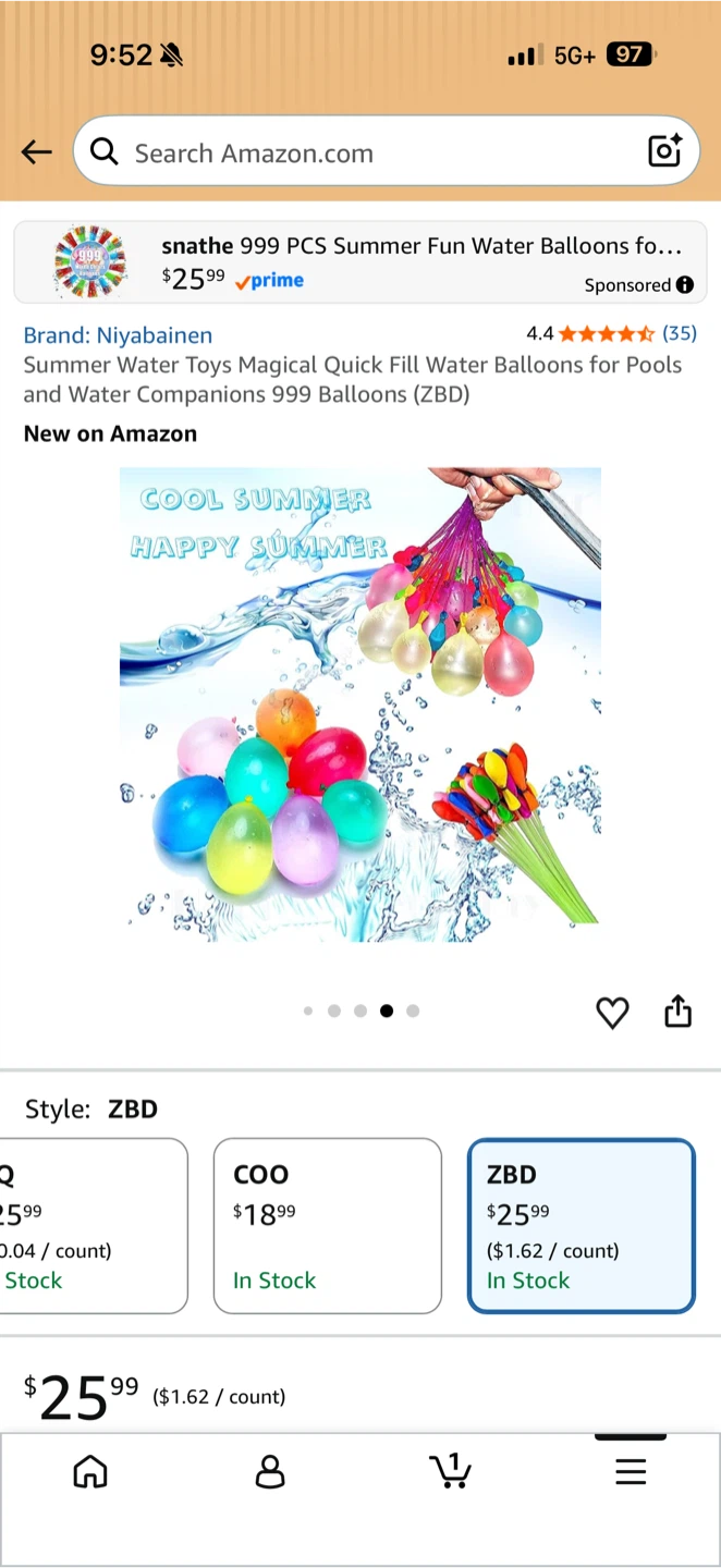 999 PCS Summer Fun Water Balloons - photo 5