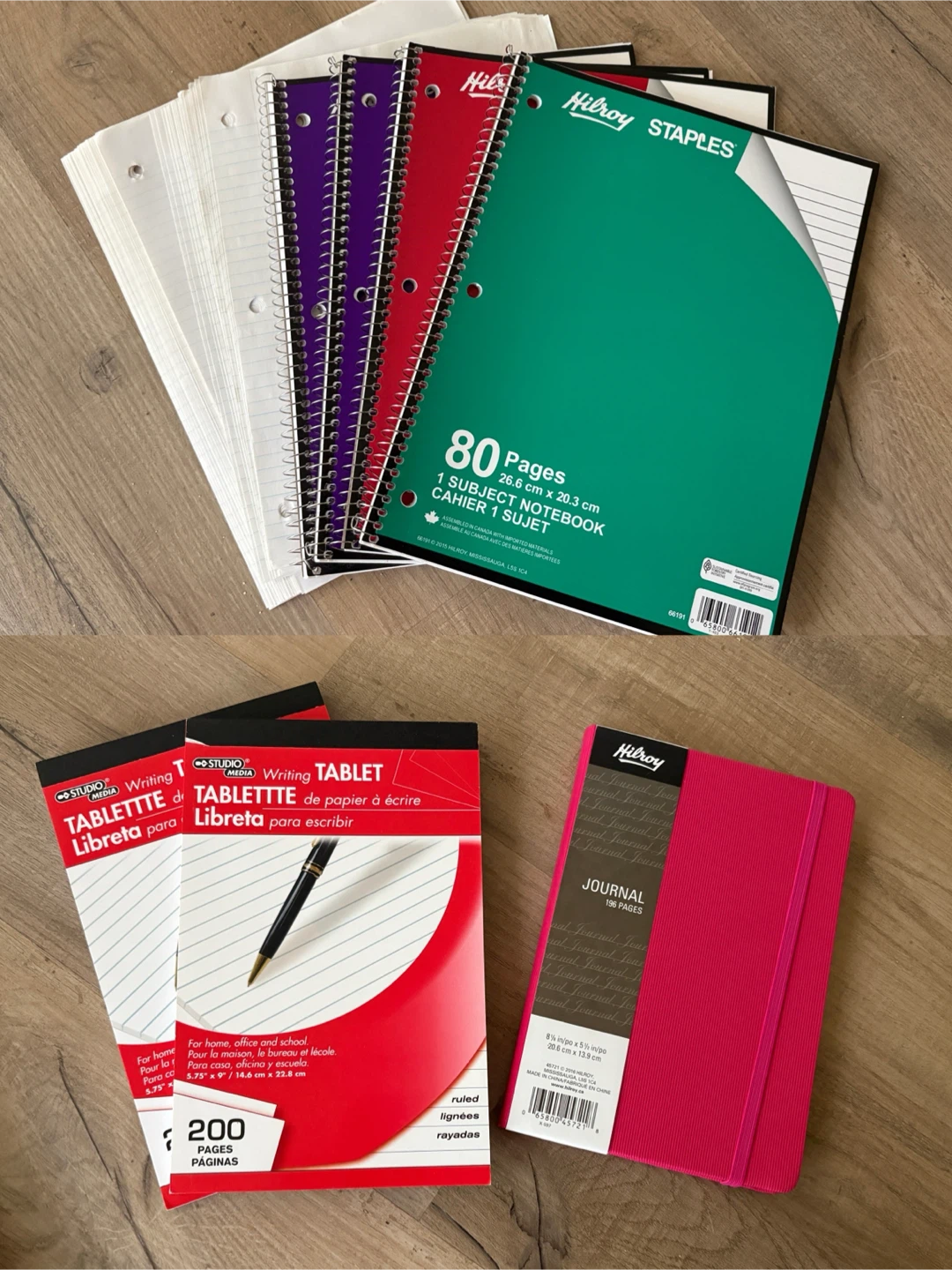 Hilroy & Studio Media Notebooks and Journals Bundle