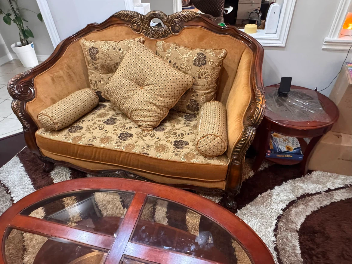 Luxury Sofa Set with Armchair and Coffee Table - photo 4