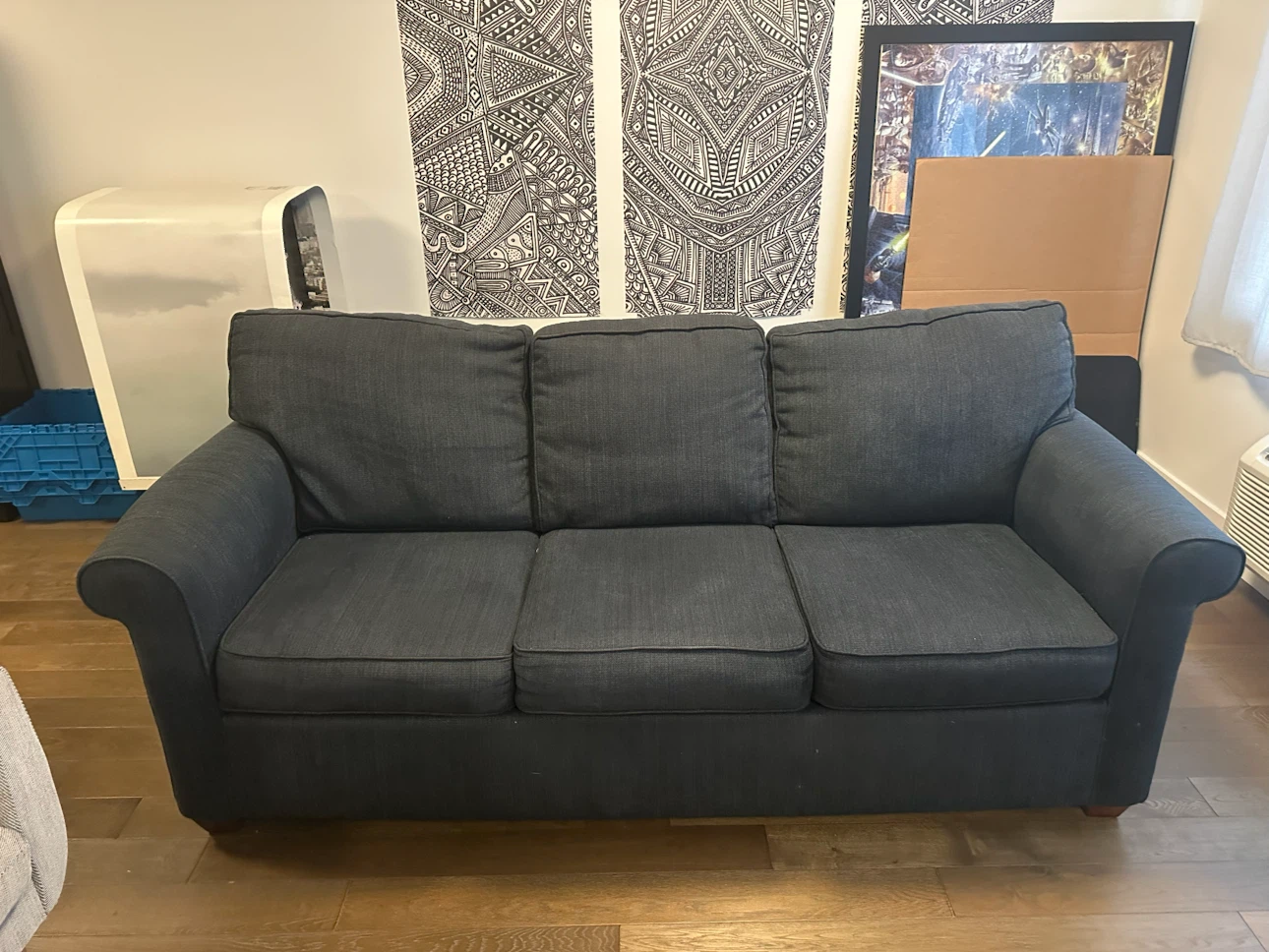 Navy Blue Couch