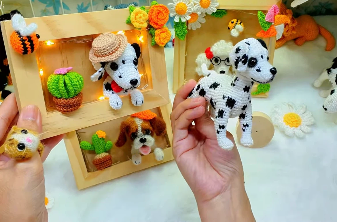 Crocheted Dog Picture Frame - photo 5