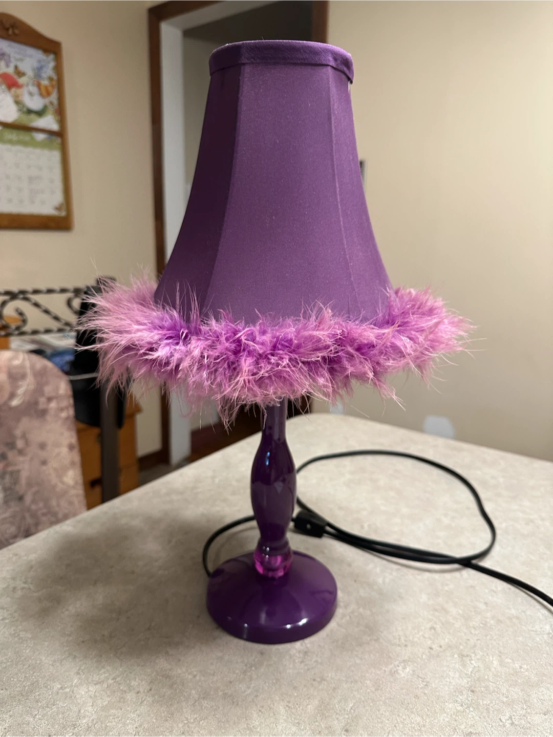 Girls 17 inch lamp