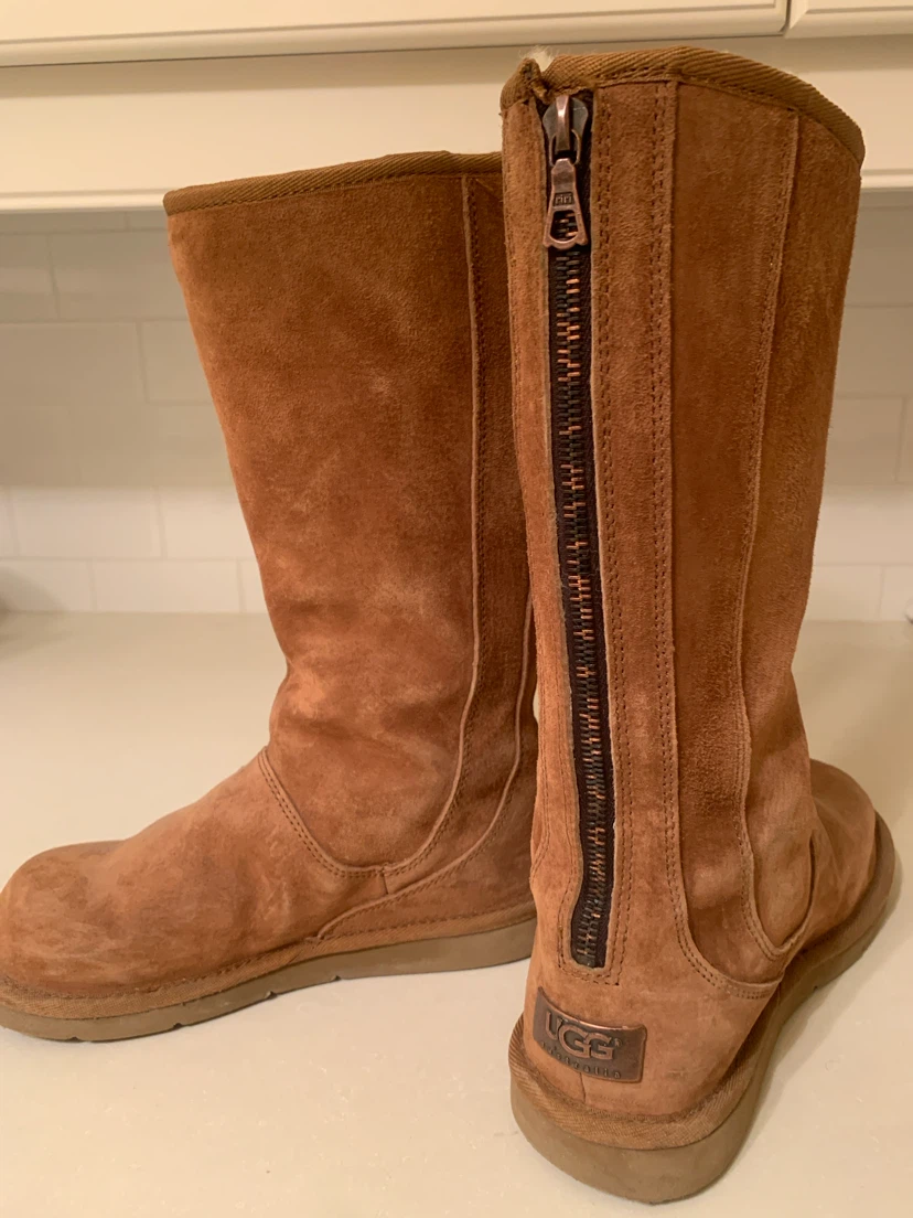 UGG Boots with Zipper - Size 7