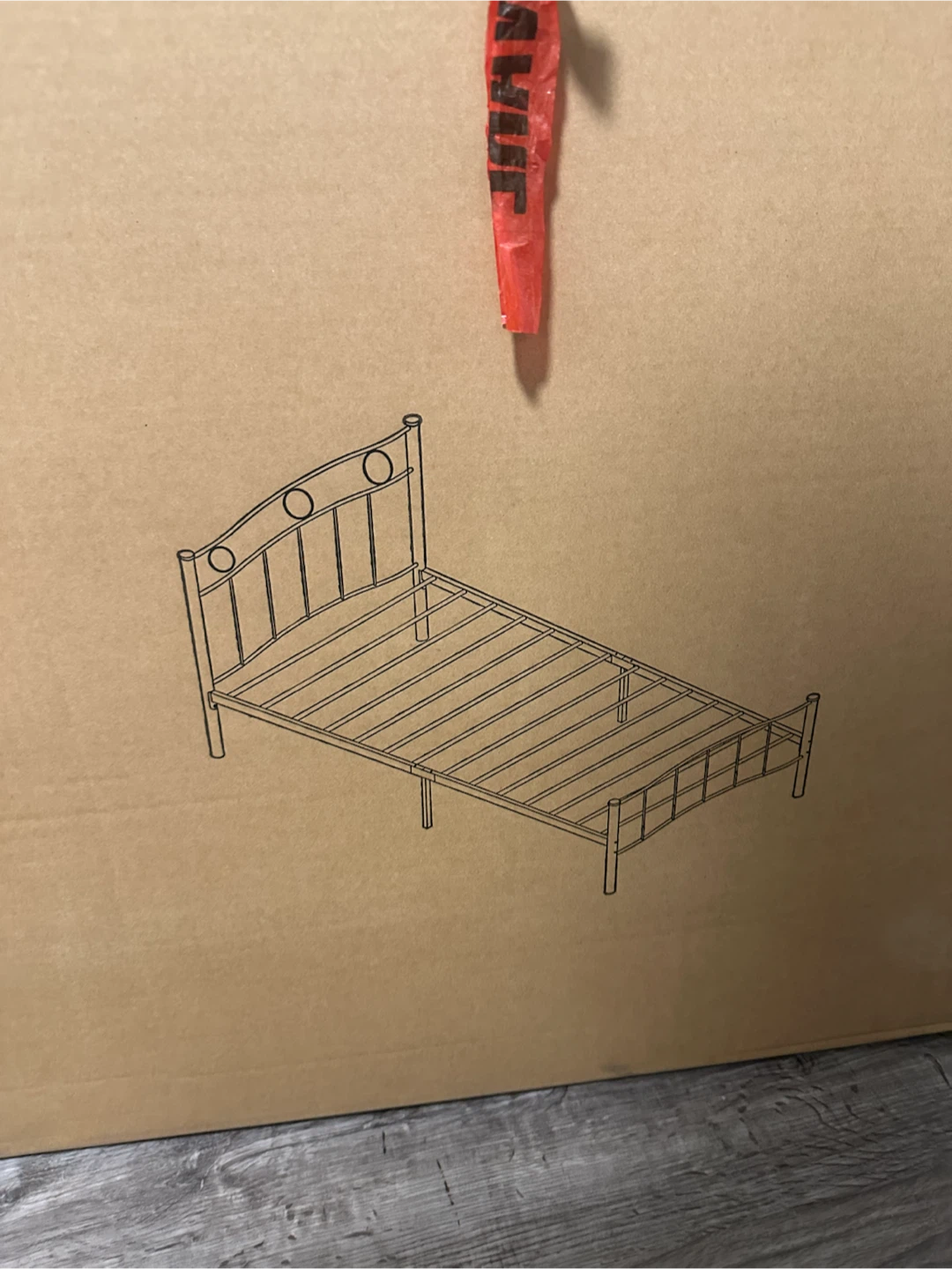 White single Bed Frame and duvet - photo 4