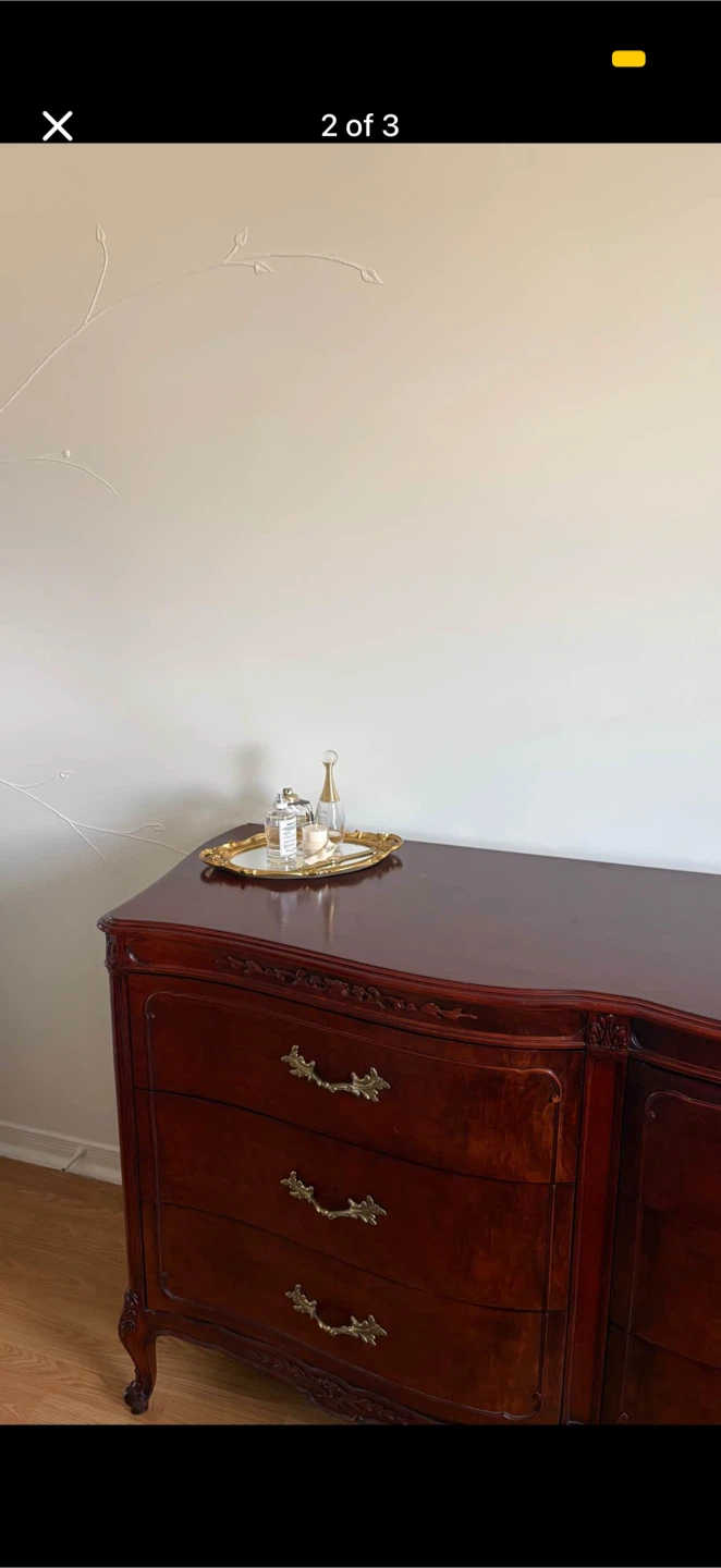 Vintage Cherry Wood Dresser - photo 3