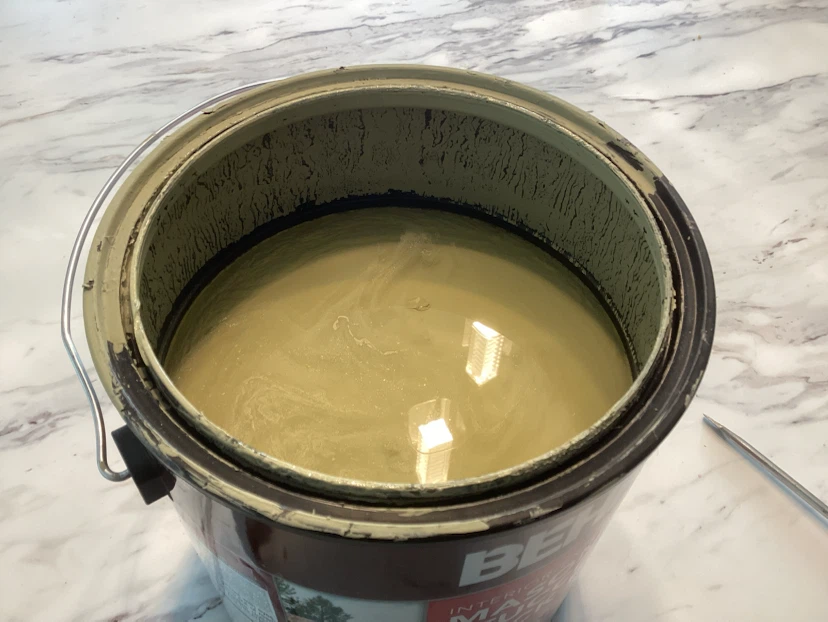 BEHR Interior/Exterior Flat , Brick Paint - Sage Moss - 3.4L - photo 3