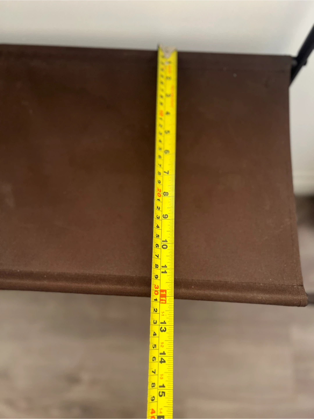 3-Tier Metal and Fabric Shoe Rack - photo 3