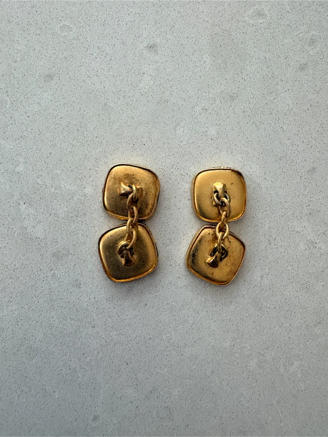 Y2K Kitson Gold-tone Cufflinks with Floral Design - photo 2