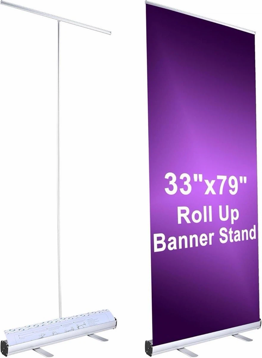 32"x78" Roll up Banner Stand new