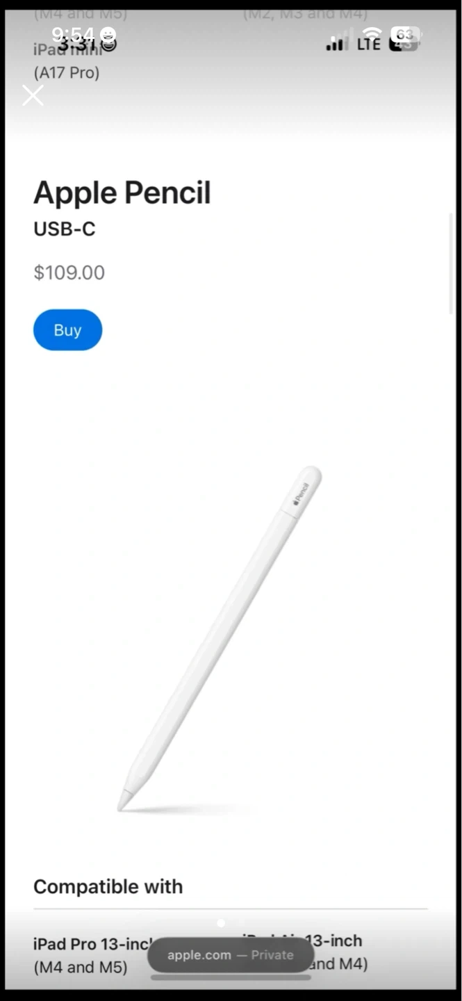 Apple Pencil USB-C