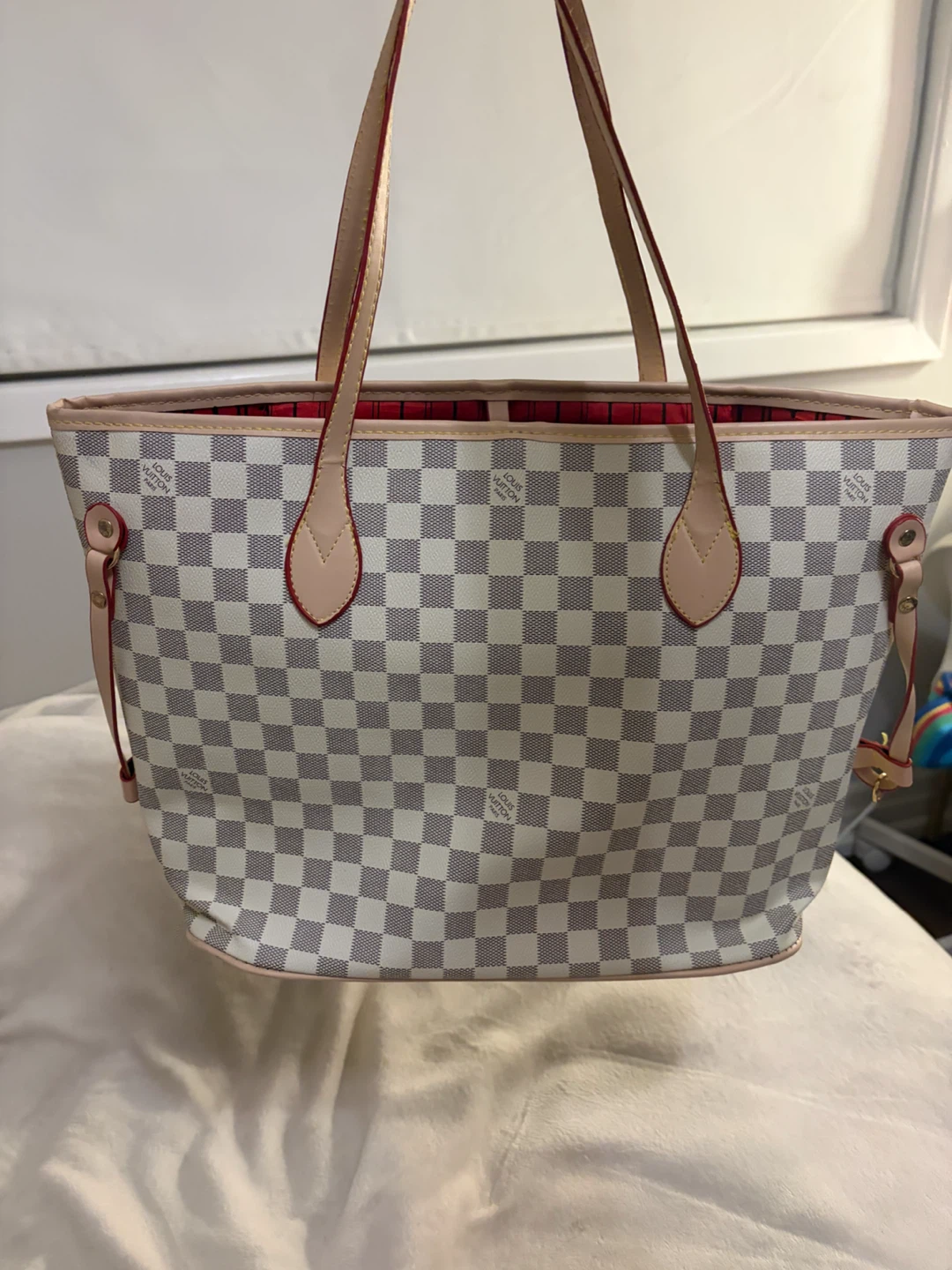 Louis Vuitton Neverfull MM Damier Azur Tote Bag - photo 2