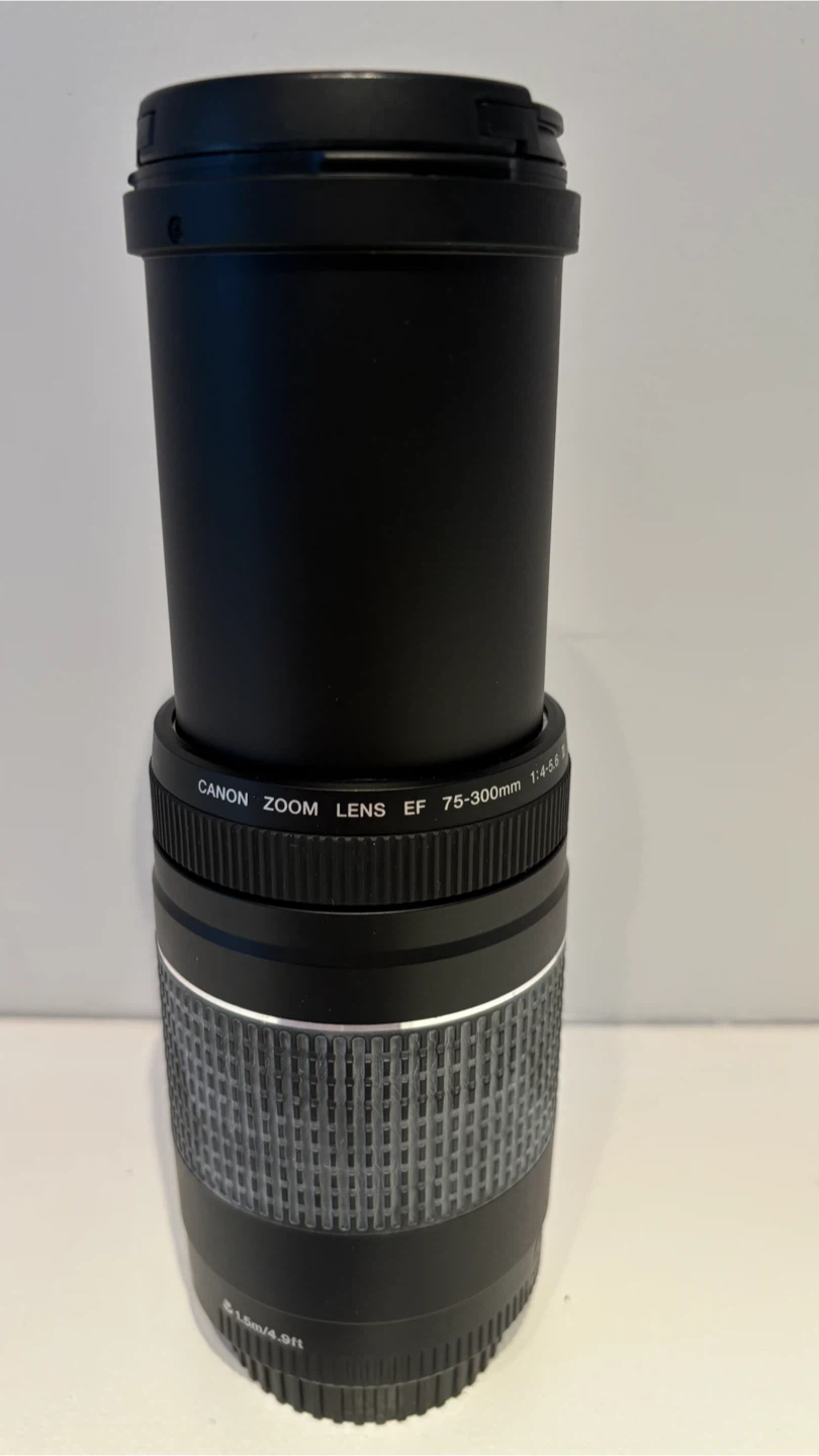 Canon Digital Camera with 18-55mm Lens and 75- 300 mm lense - photo 3