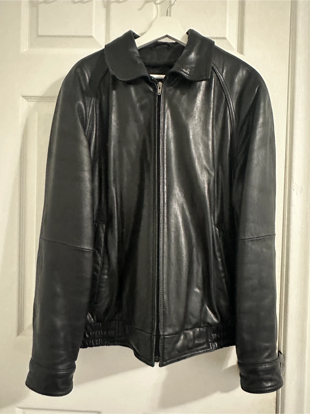 Men's Black Leather Jacket