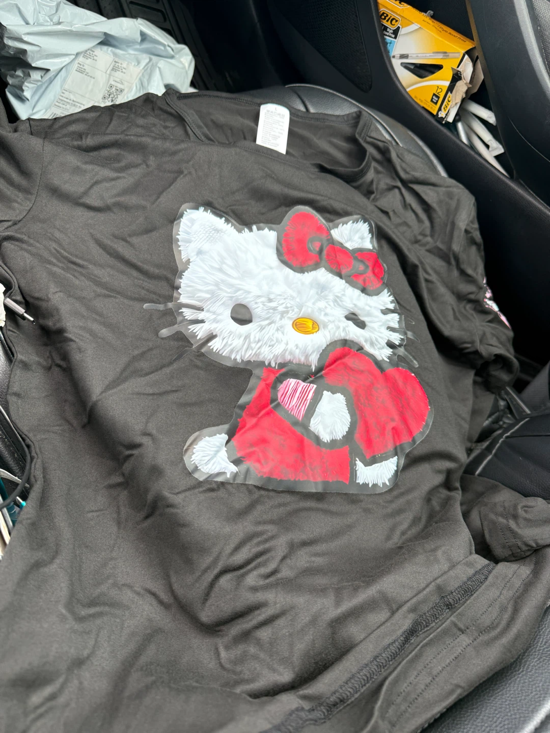 Black Hello Kitty T-Shirt (8/10)