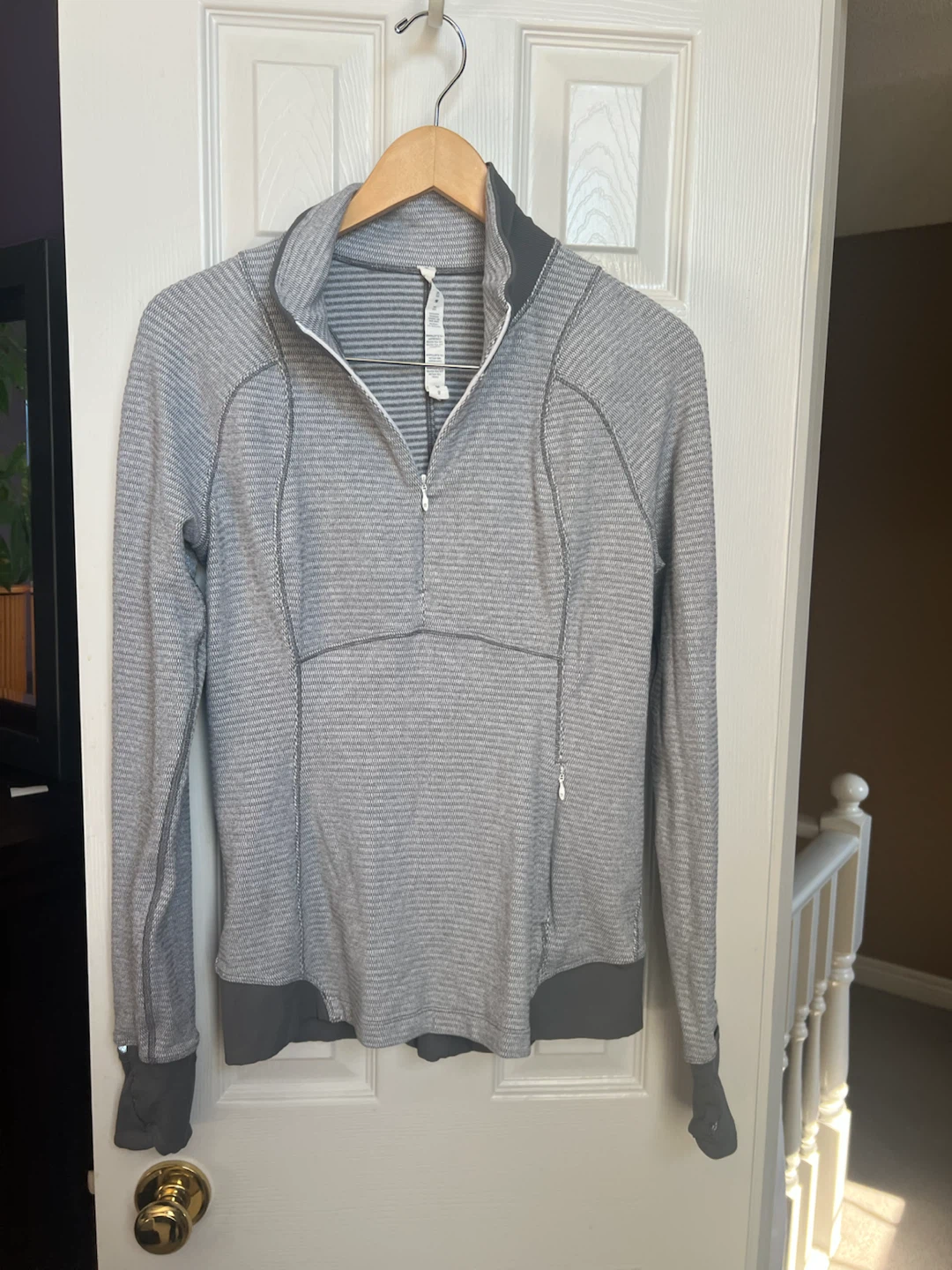 Lululemon Grey Half-Zip Jacket Size 8