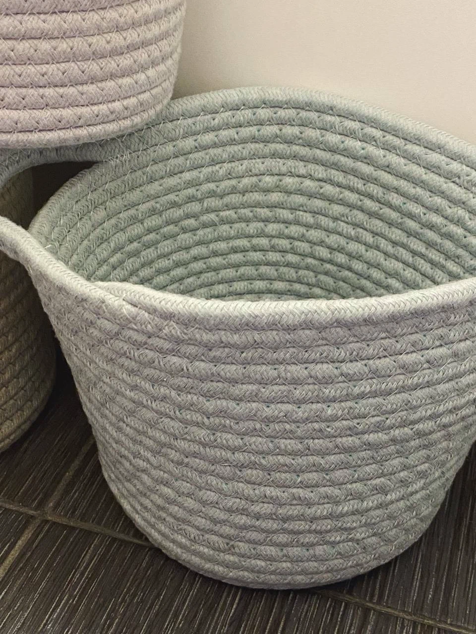 Set of 3 OUI Rope Storage Baskets - photo 5