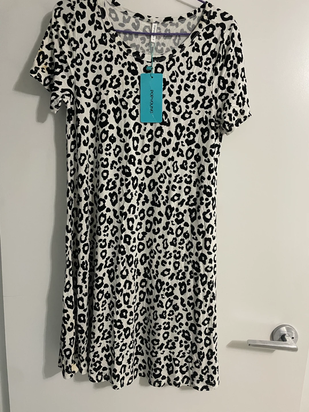Popyoung Leopard Print Dress(unused)