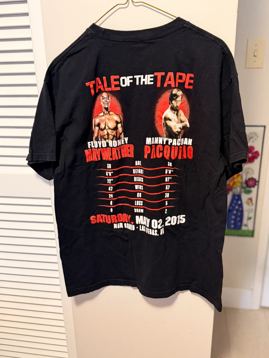 Mayweather vs Pacquiao "Pound for Pound" T-Shirt - photo 2