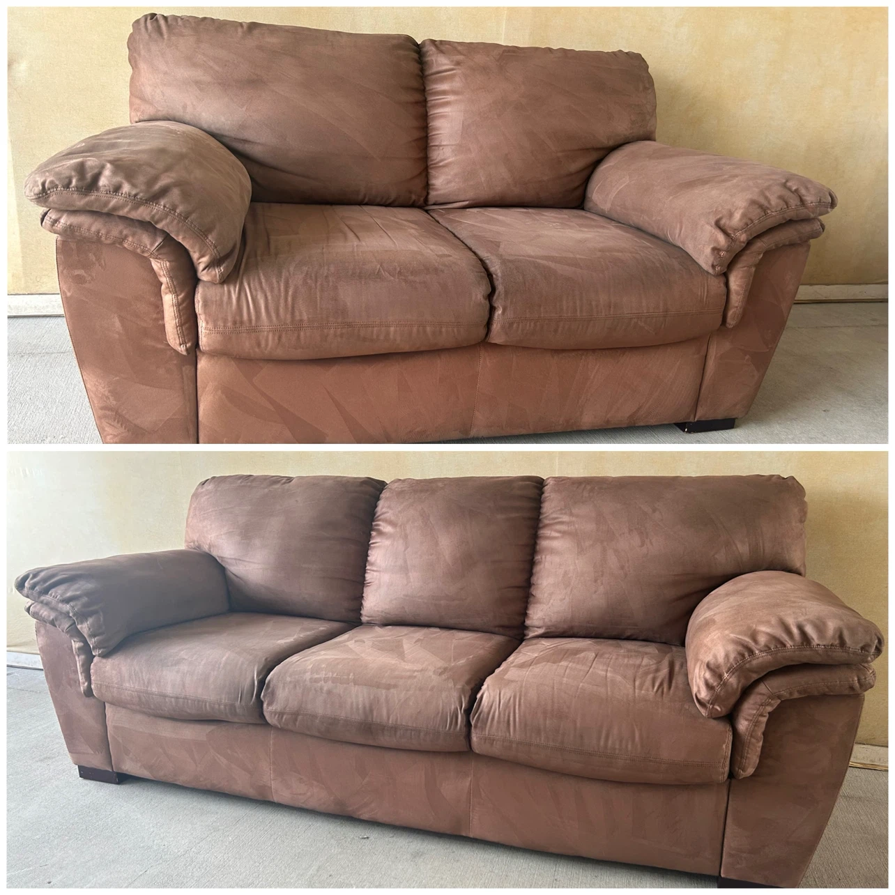 DELIVERY AVAILABLE! MICROFIBER SOFA + LOVESEAT FOR $350!