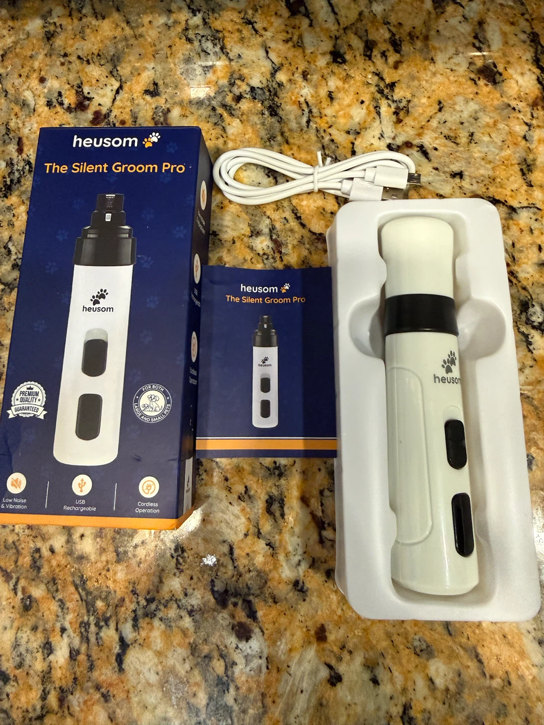 Heusom The Silent Groom Pro Pet Nail Grinder - photo 3