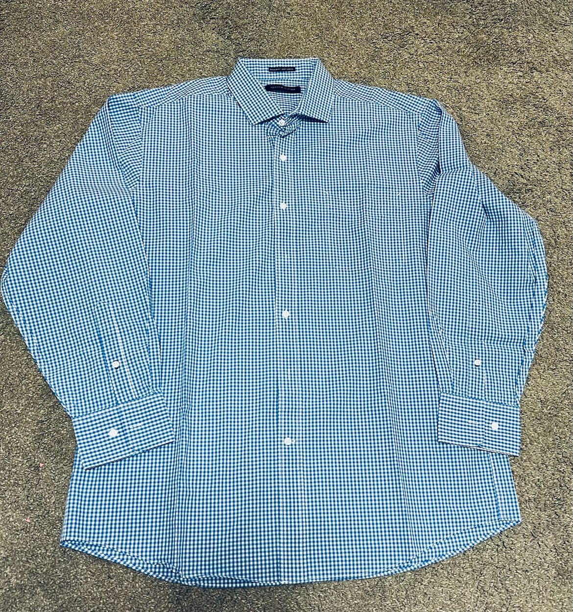 Tommy Hilfiger Blue Gingham Button-Up Shirt - photo 2