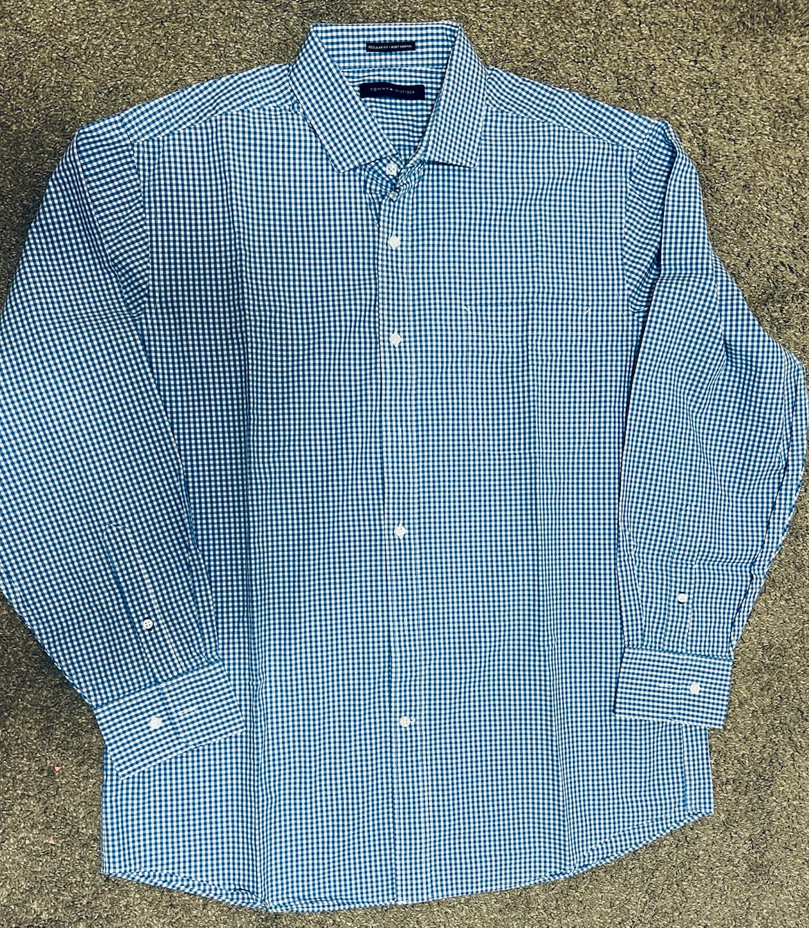 Tommy Hilfiger Blue Gingham Button-Up Shirt - photo 5
