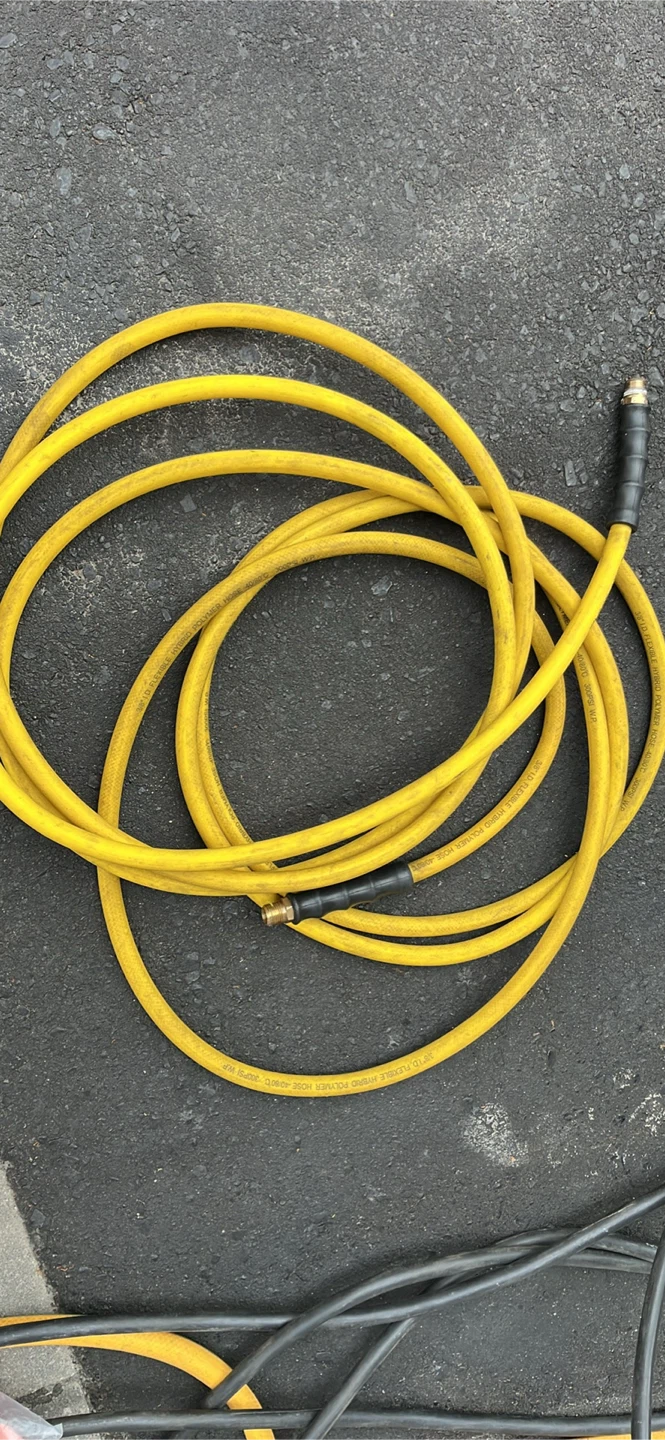 Yellow Hybrid Polymer Air Hose
