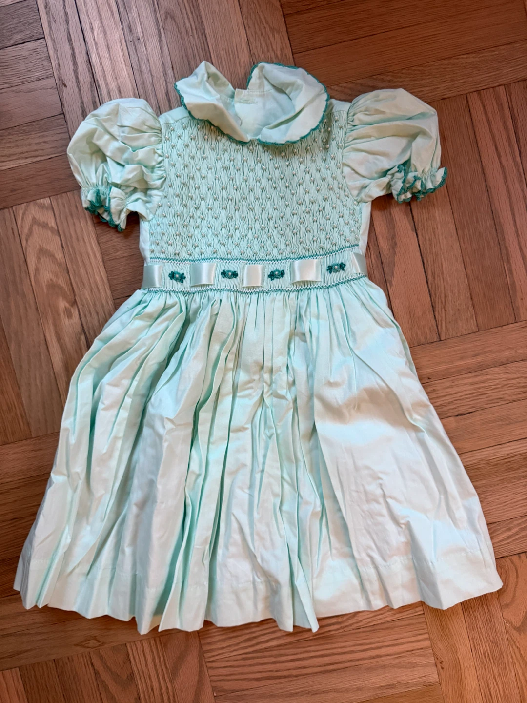 Brand New Smocked Mint Green Dress