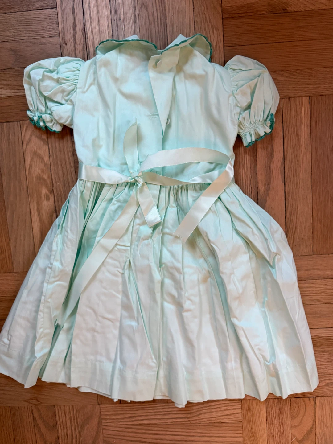 Brand New Smocked Mint Green Dress - photo 2