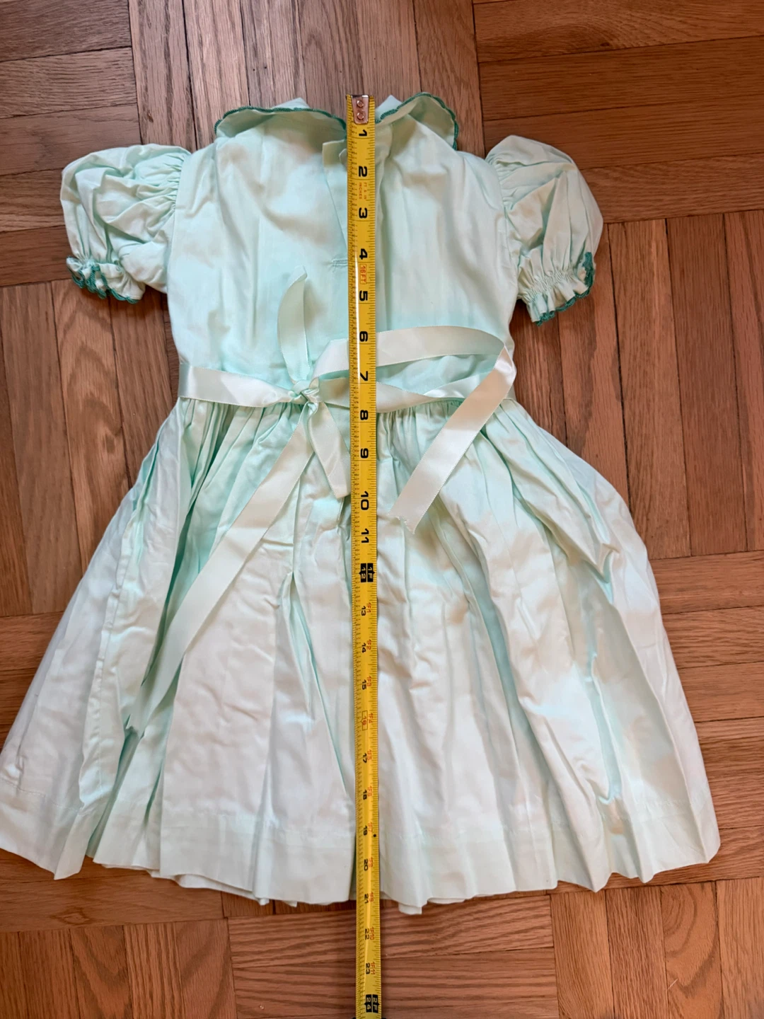 Brand New Smocked Mint Green Dress - photo 3