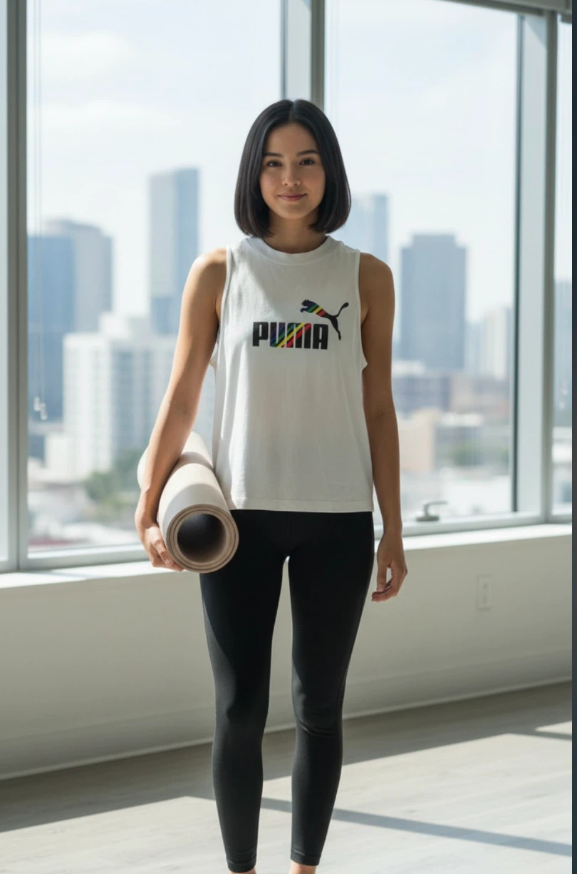Puma Rainbow Logo Tank Top size M