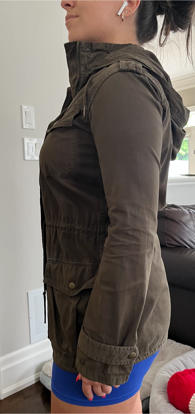 Talula Olive Green Anorak Jacket - photo 2