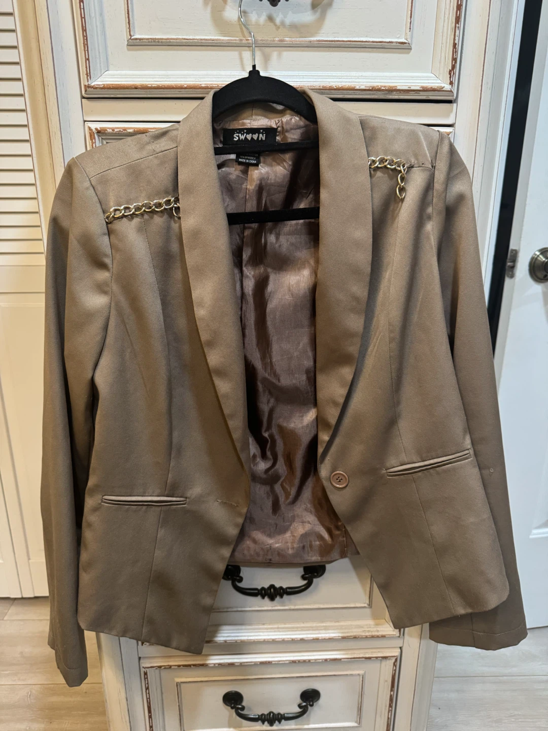 SWOON Chain Detail Blazer - photo 2