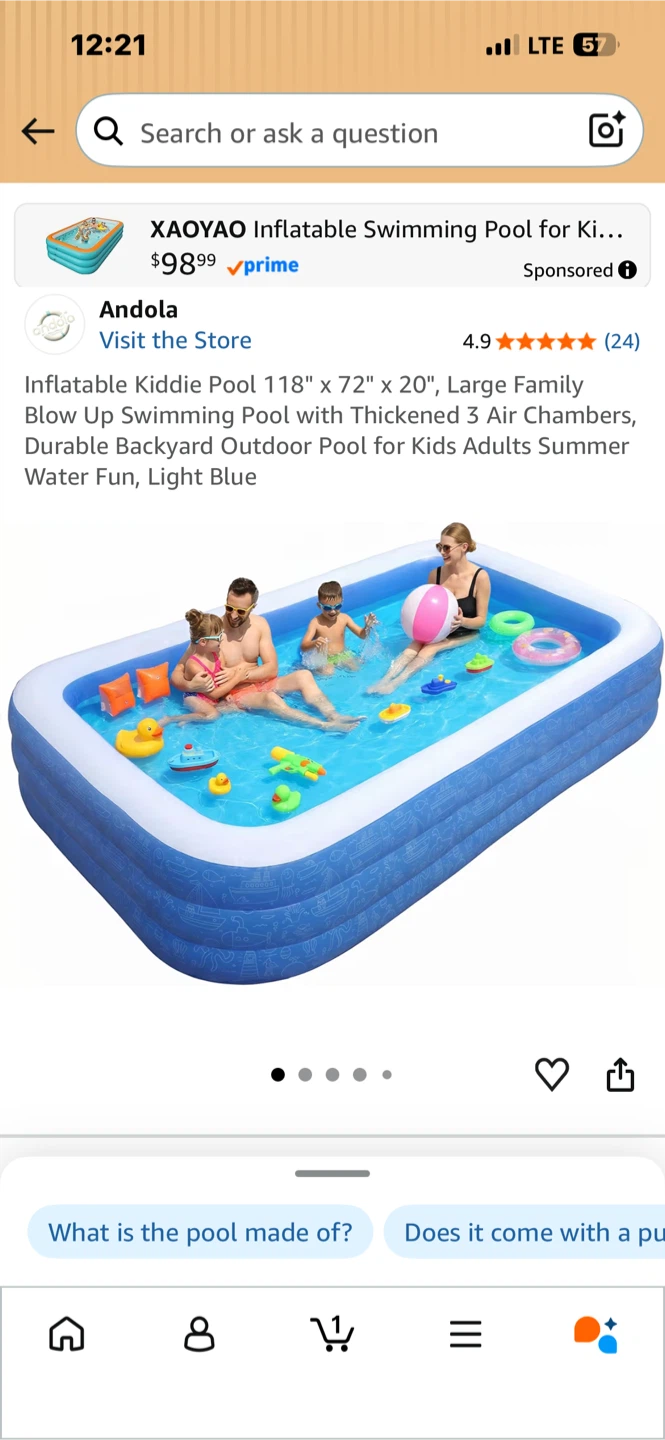 Inflatable pool - photo 2