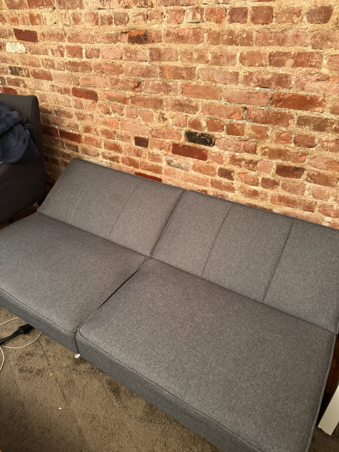 Gray Futon Sofa Bed! Need gone! - photo 2