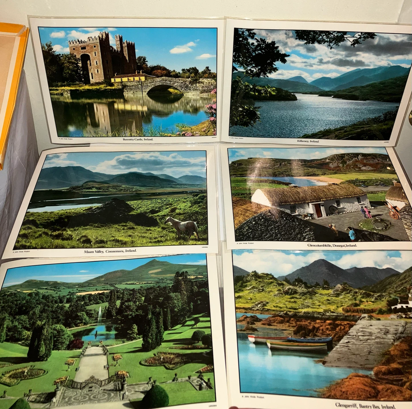 Set of 6 "Views of Ireland" Placemats by John Hinde-12”x9” - photo 3