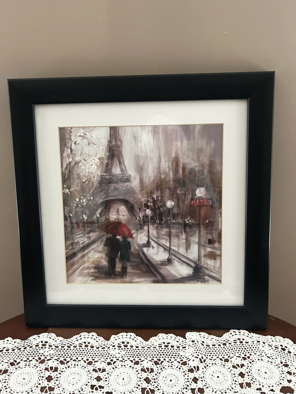 Framed Paris Eiffel Tower Print - photo 2
