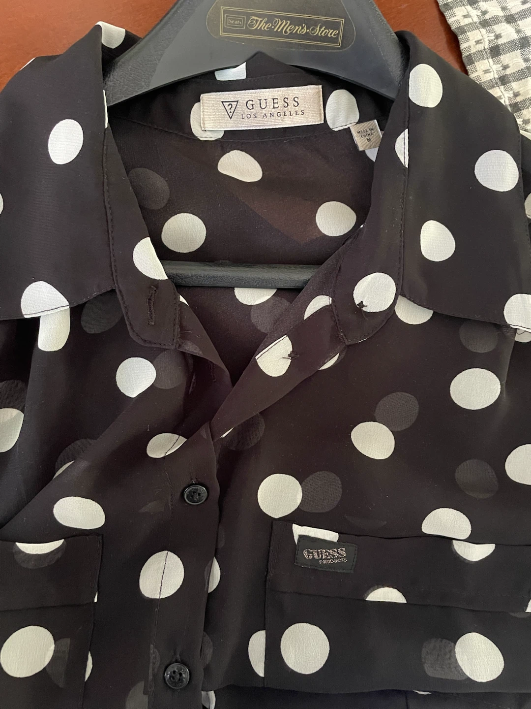 Guess Polka Dot Button-Up Shirt