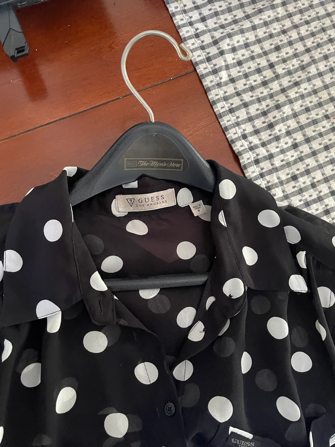 Guess Polka Dot Button-Up Shirt - photo 2