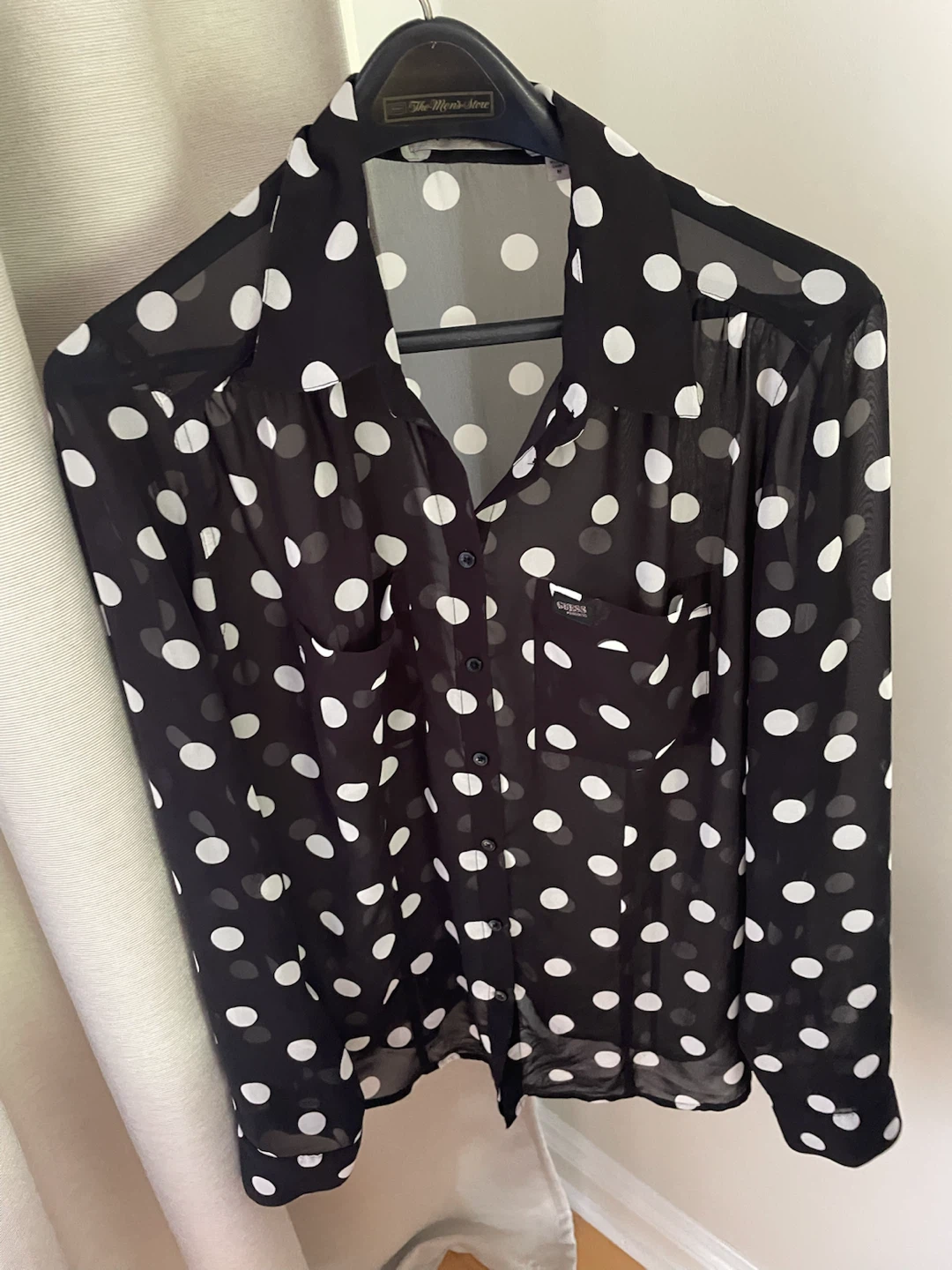 Guess Polka Dot Button-Up Shirt - photo 3