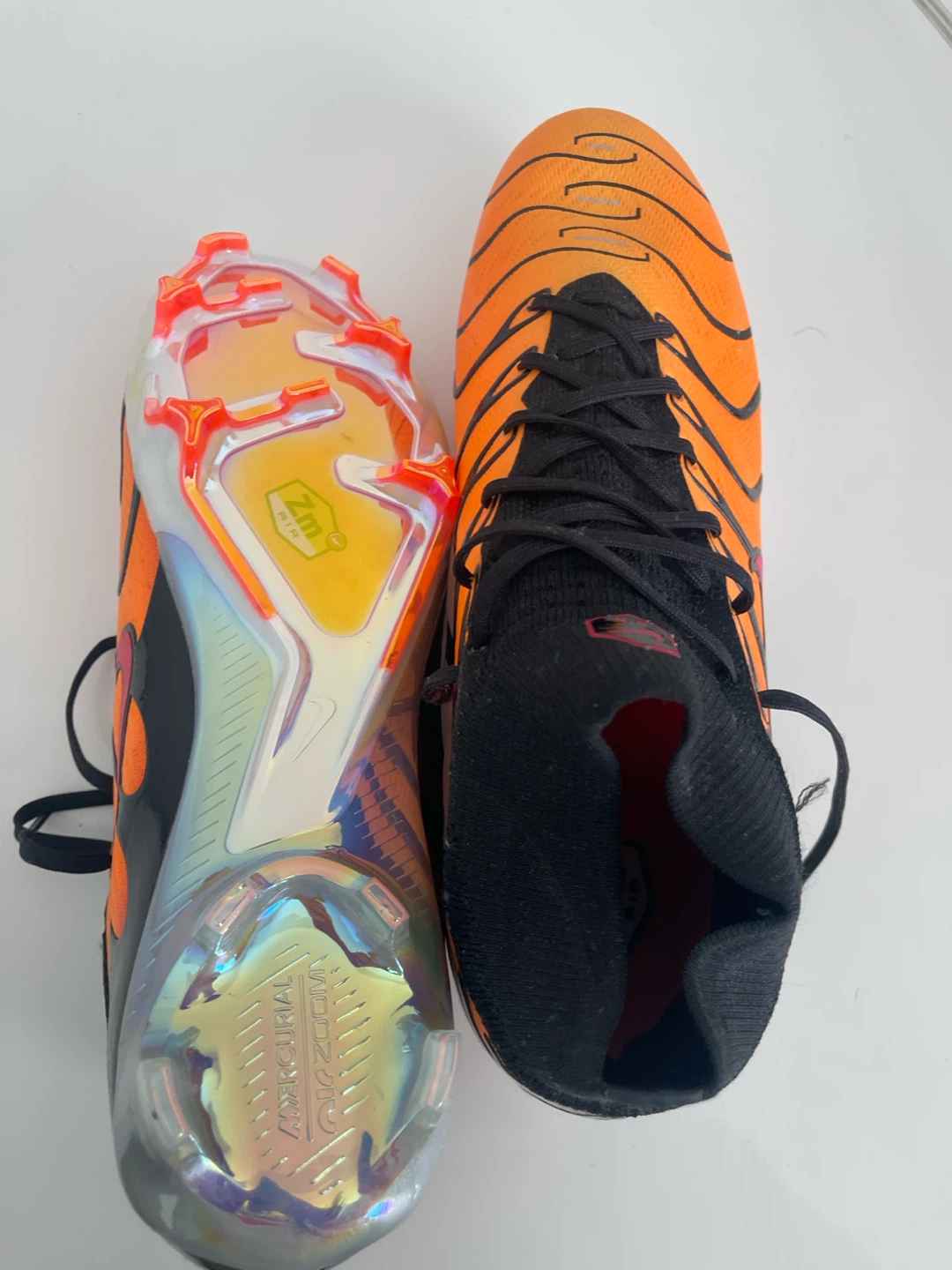 Nike Mercurial Soccer Cleats - Orange - photo 3