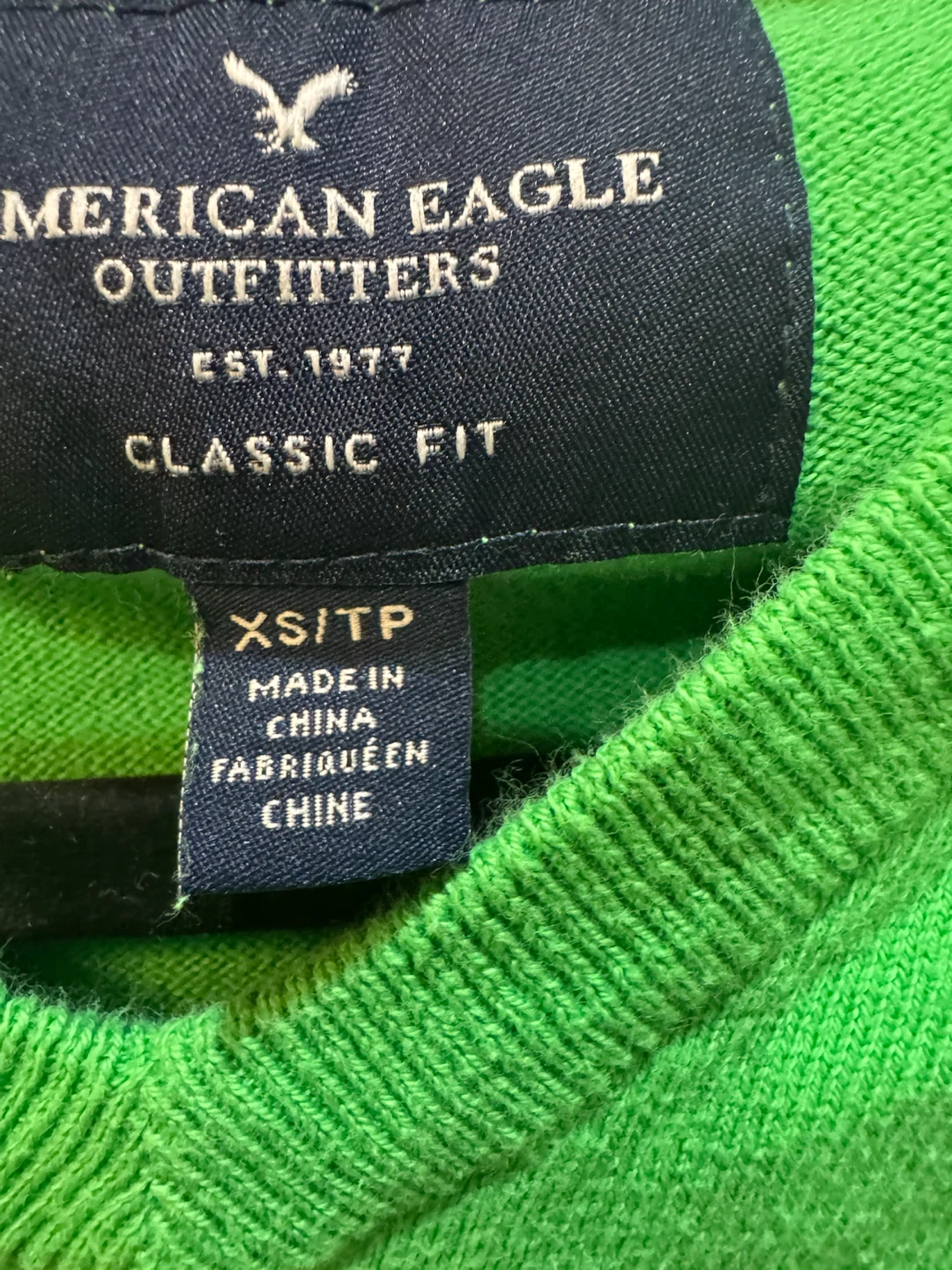 American Eagle Outfitters Green V-Neck Sweater XS - photo 5
